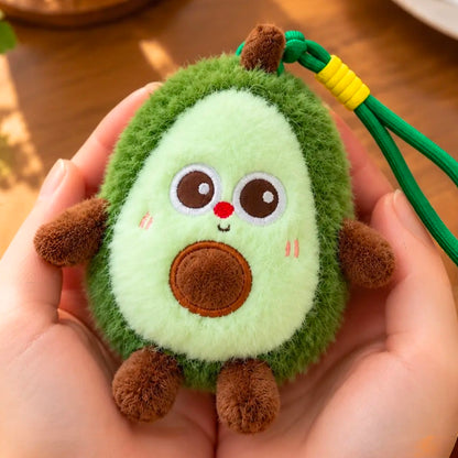 Fluffy Avocado Plush Charm