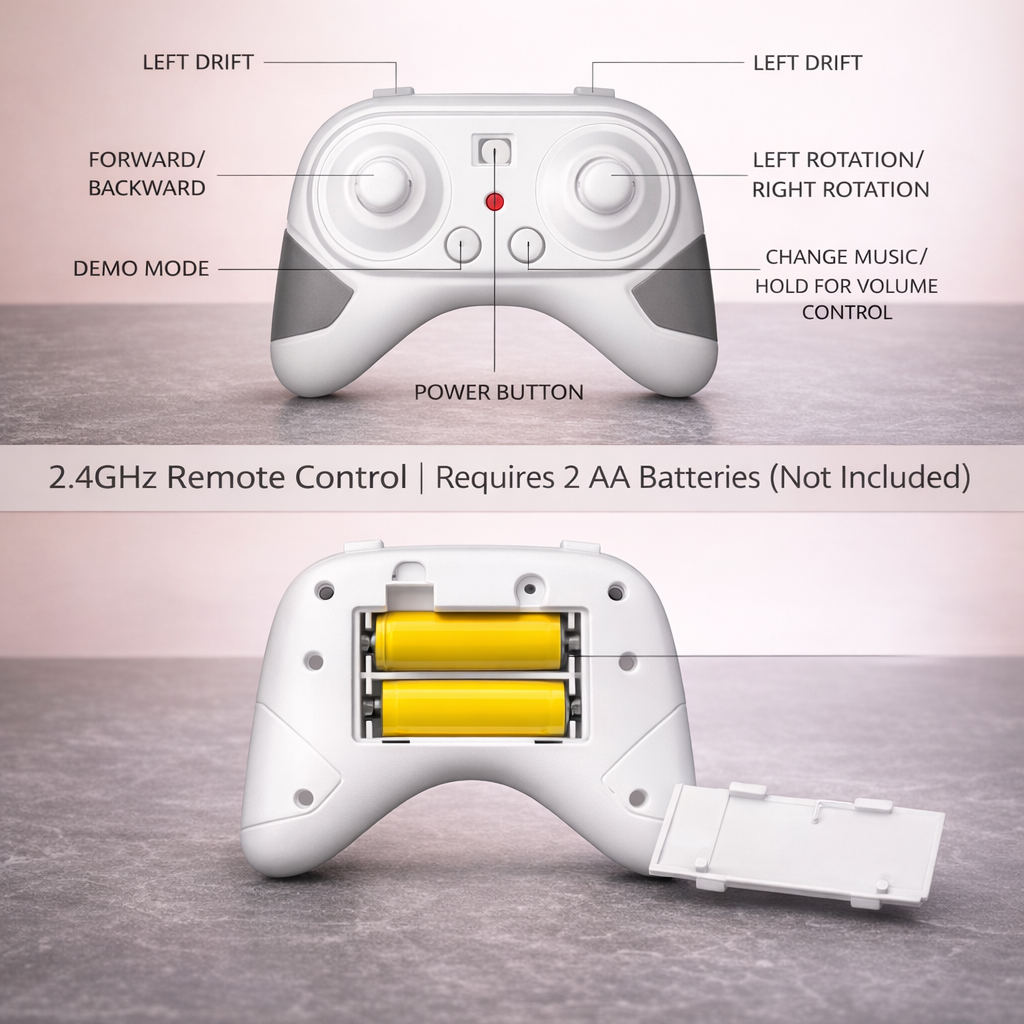 TurboFlip 360° RC Stunt Car – LED Monster Wheels