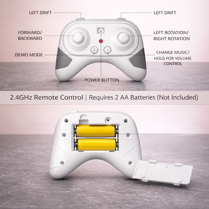 TurboFlip 360° RC Stunt Car – LED Monster Wheels