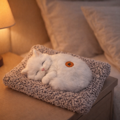 Sleeping Cat Plush Cushion !
