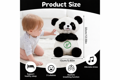 Breathing Musical Panda Plush Toy !