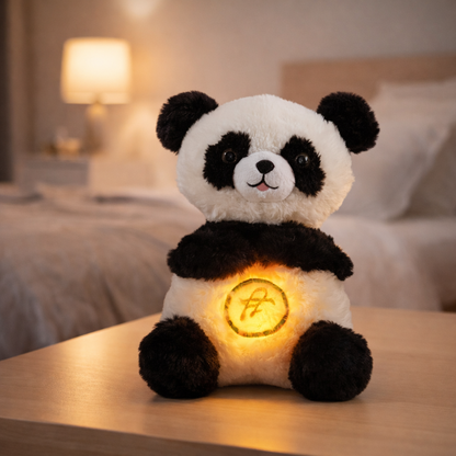 Breathing Musical Panda Plush Toy !