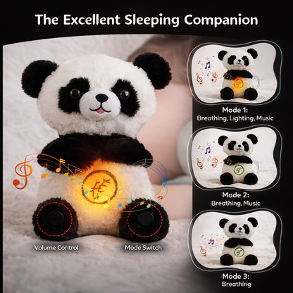 Breathing Musical Panda Plush Toy !