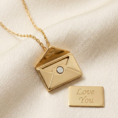 Love Letter Envelope Pendant Necklace !