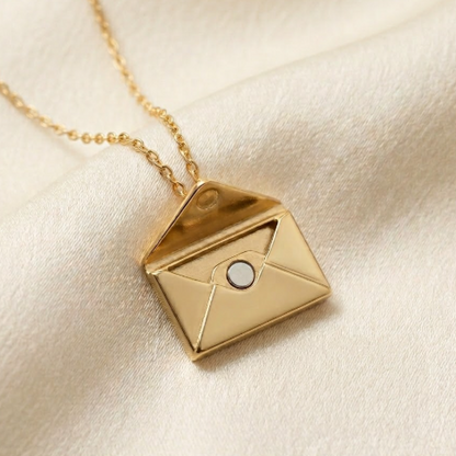 Love Letter Envelope Pendant Necklace !