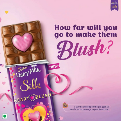 Cadbury Dairy Milk Silk Heart Blush Pack