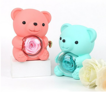 Forever Rose Teddy Love Box – Hidden Gift Box