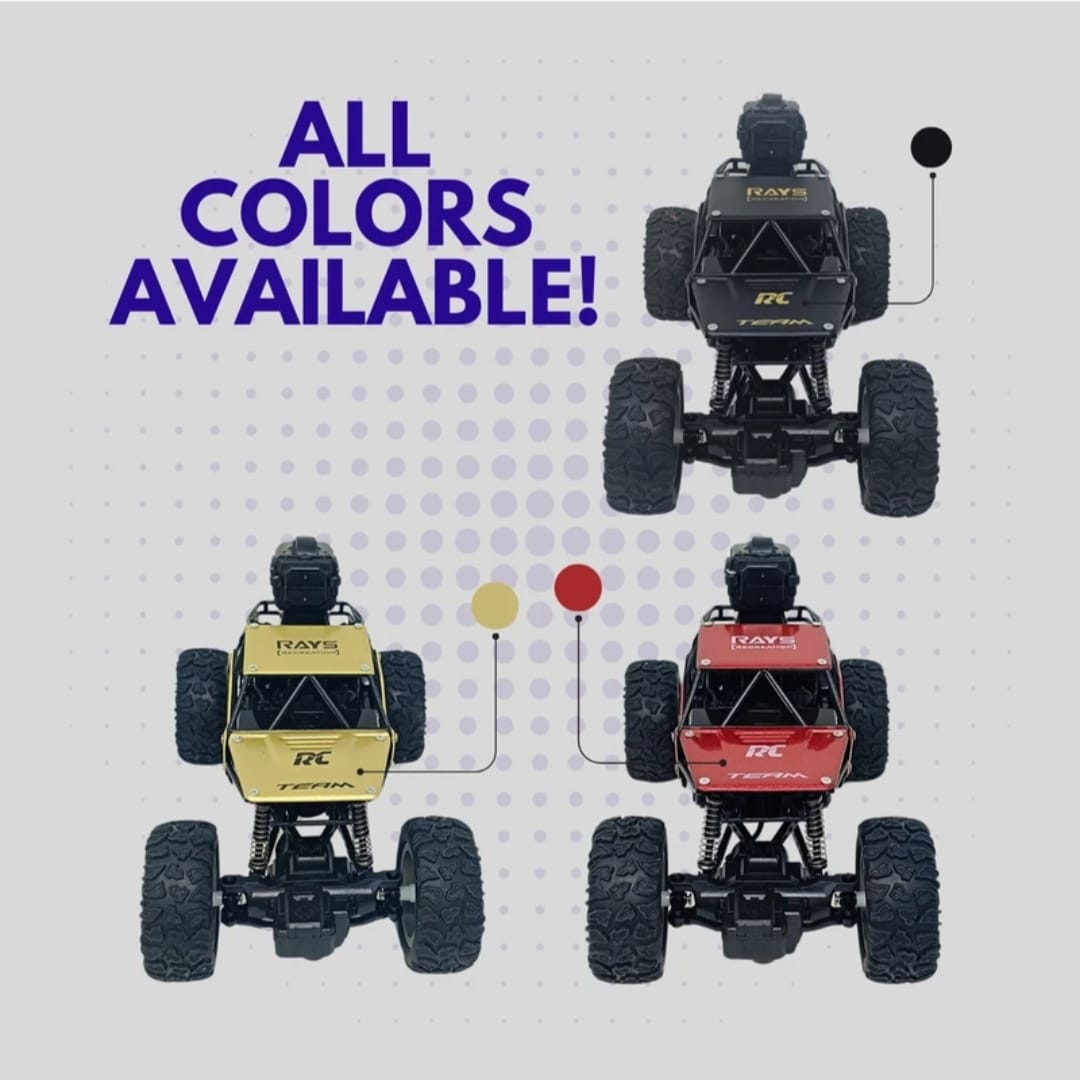 Monster Truck Rock Crawler metal body with smoke effect !!