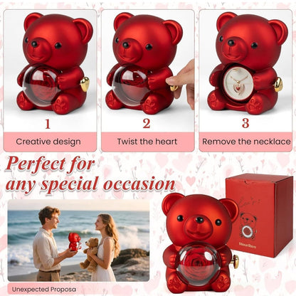 Forever Rose Teddy Love Box – Hidden Gift Box