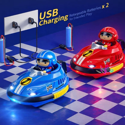 GO-KART™ Remote Control Bumper Cars (2-Player Battle Set)