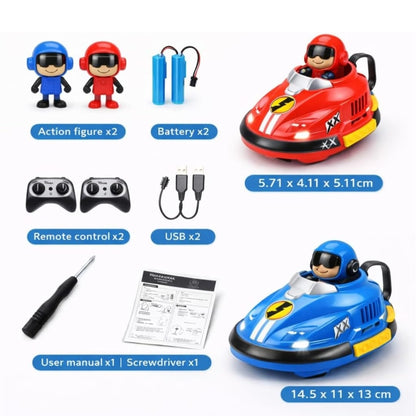 GO-KART™ Remote Control Bumper Cars (2-Player Battle Set)