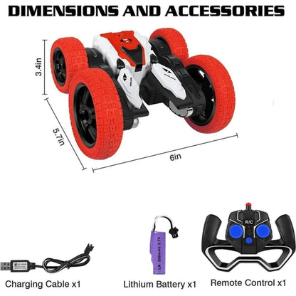 Double-Sided Off-Road 360° Rotating Stunt RC Car