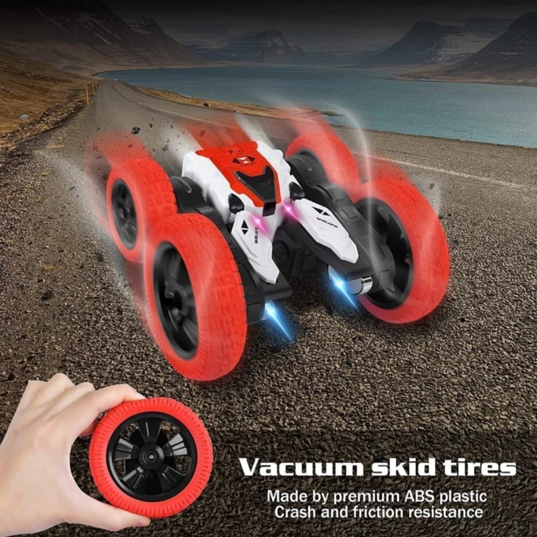 Double-Sided Off-Road 360° Rotating Stunt RC Car