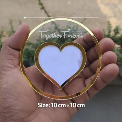Thumbprint Heart Keychain