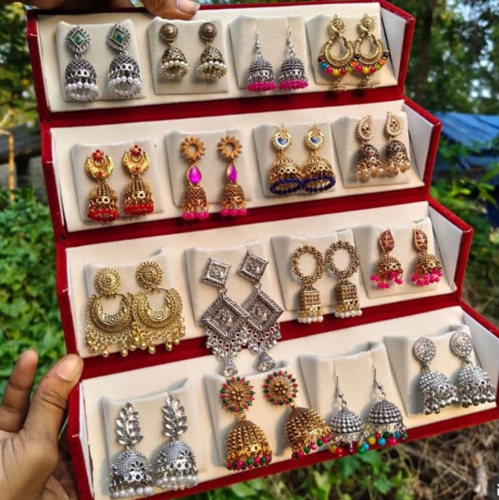 Premium Traditional Jhumka Earrings Set! (Assorted)